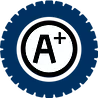 A Plus Driving School logo