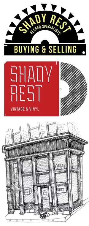 Shady Rest Vintage and Vinyl logo