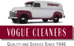 Vogue Cleaners logo