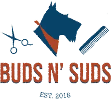 Buds N' Suds Dog Grooming logo