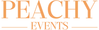 Peachy Events logo