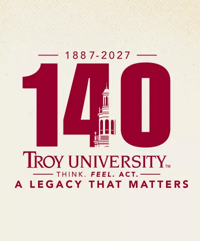 Troy University in San Antonio logo