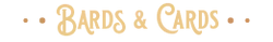 Bards and Cards logo