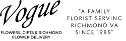Vogue Flowers & Gifts logo