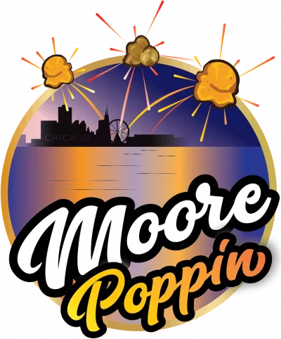 Moore Poppin Chicago Gourmet Popcorn logo