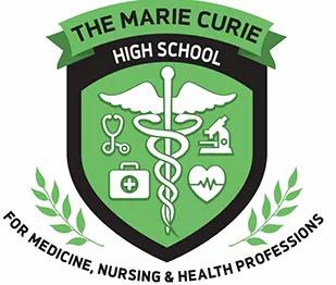 The Marie Curie School for Medicine, Nursing, and Health Professions logo