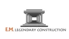 E.M. Legendary Construction logo