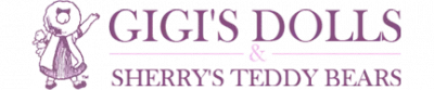 Gigi's Dolls and Sherry's Teddy Bears logo