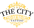 the city tattoo studio and art gallery logo