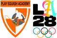 Play Squash Academy logo