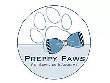 Preppy Paws Pet Supplies and Academy logo
