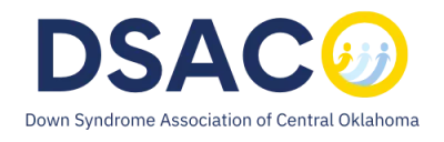 Down Syndrome Association Of Central Oklahoma logo