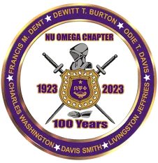 Nu Omega Chapter logo