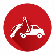 Red & White Towing logo