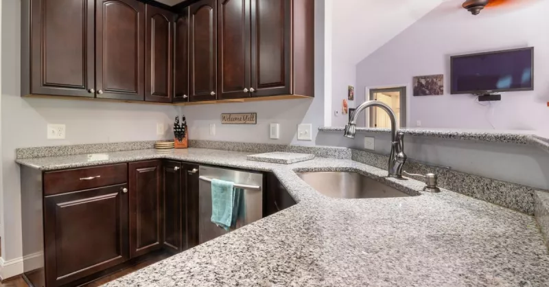 Countertop Installation - representative photo, not of RTG Cabinets